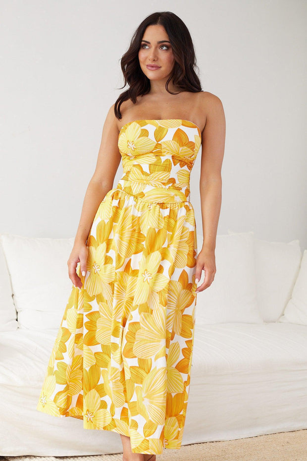 Yellow on sale womens dresses